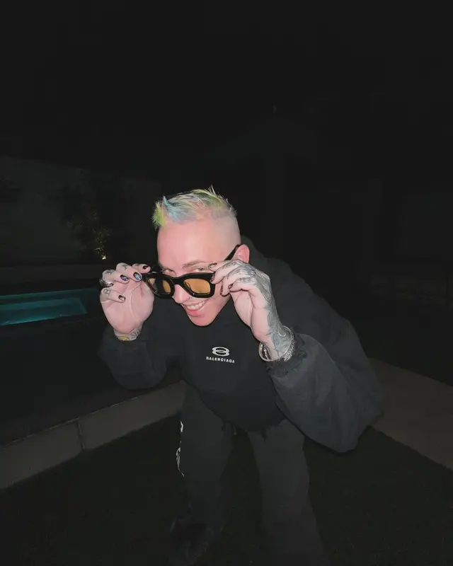 Blackbear outfit in Balenciaga, Basketcase, and Ray-Ban, 2024
