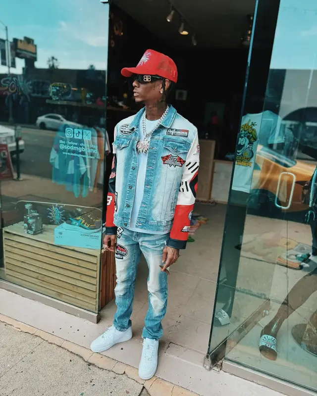 Soulja Boy outfit in Smoke Rise, Nike, and Balenciaga, 2024