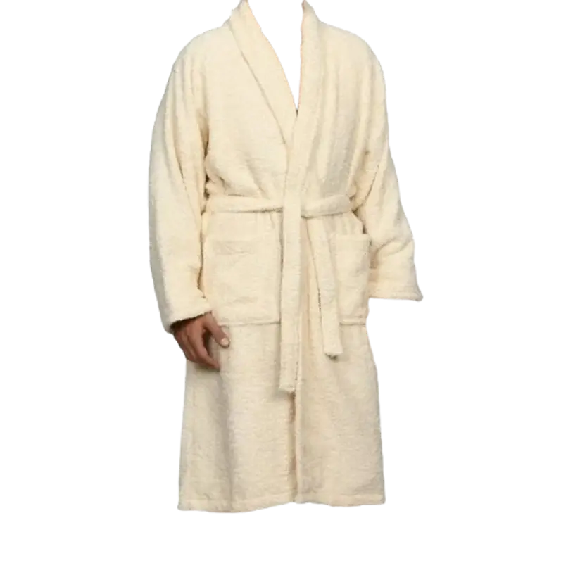 No Name Long White Bathrobe $55