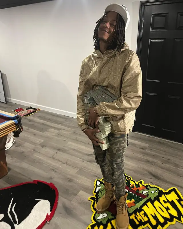 Skilla Baby outfit in Louis Vuitton and Gallery Dept., 2024