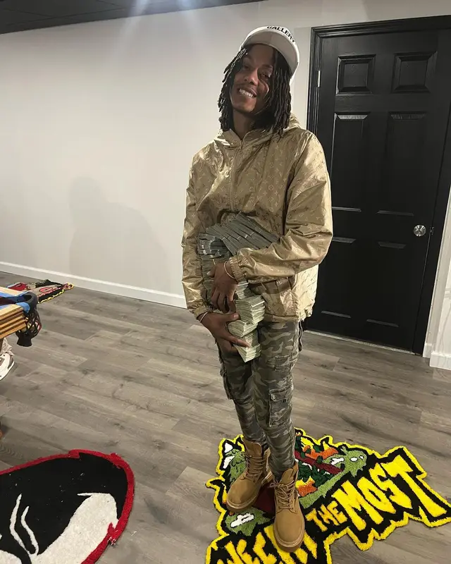 Skilla Baby outfit in Louis Vuitton and Gallery Dept., 2024