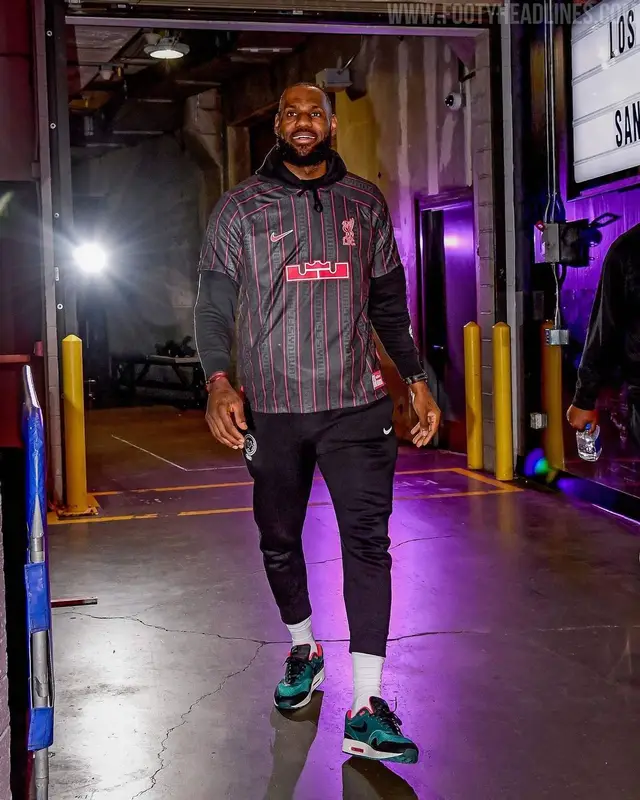 LeBron James outfit in Nike, LeBron James Merch, and Liverpool FC, 2024