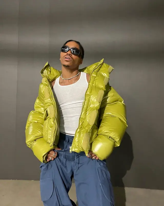 Josh Levi outfit in Entire Studios and Rick Owens, 2022
