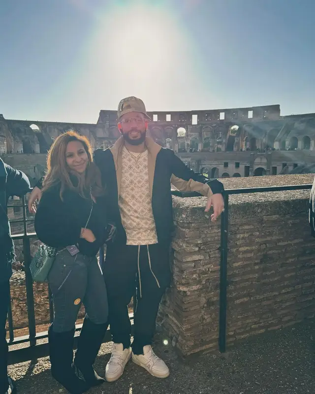 DJ Drama outfit in Louis Vuitton and Rick Owens, 2024