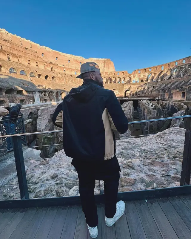 DJ Drama outfit in Louis Vuitton and Rick Owens, 2024