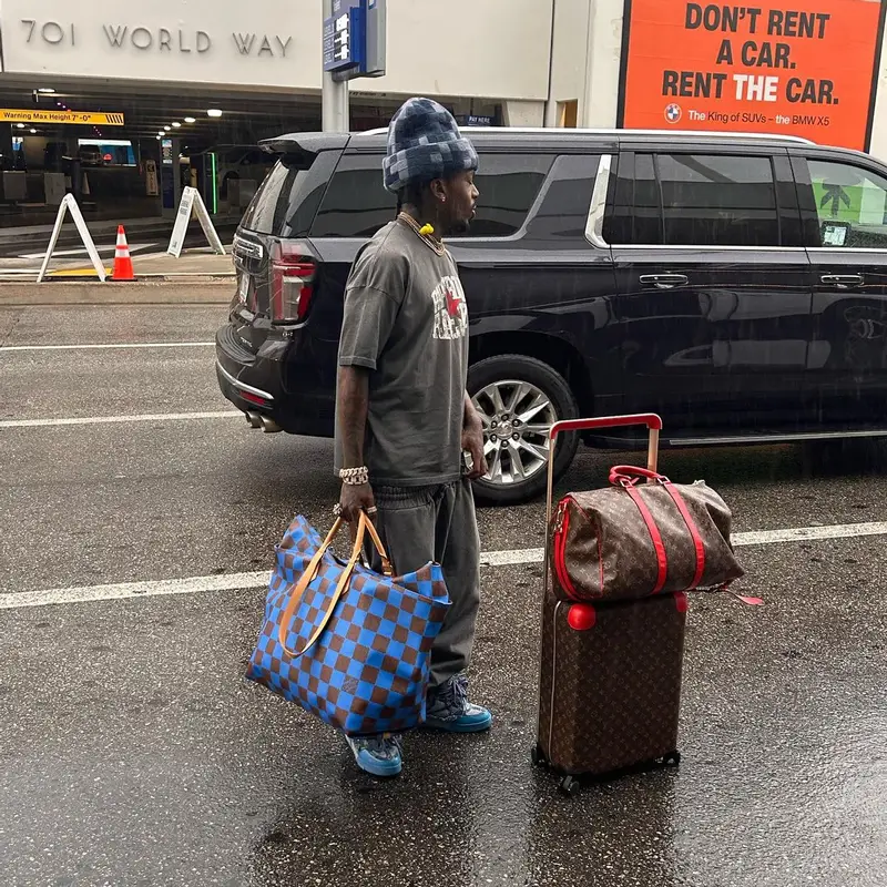 Sauce Walka outfit in Paper Round and Louis Vuitton, 2024