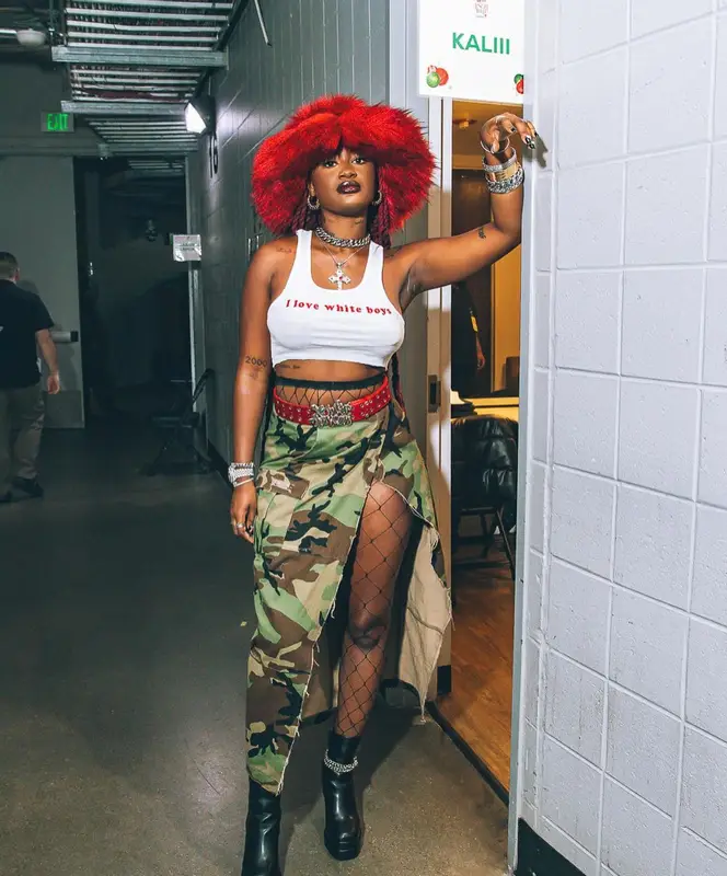 kaliii outfit in Xavier Anthony, Tyler Lambert, and No Name, 2024