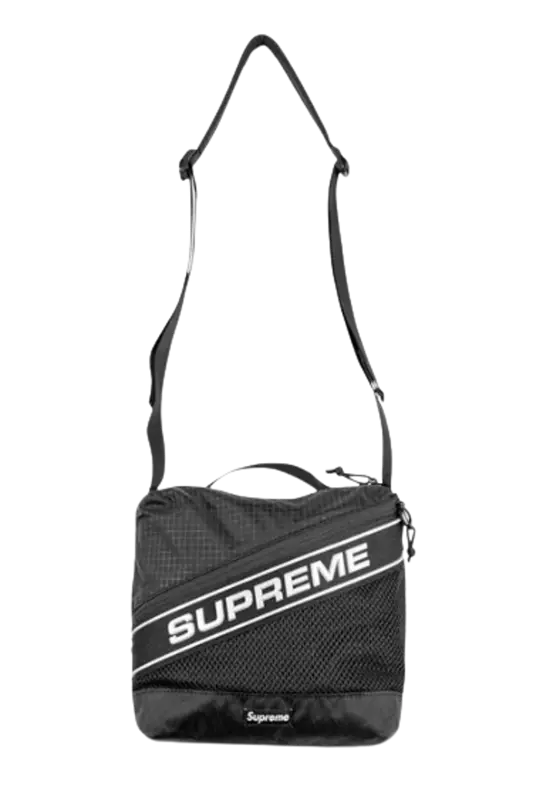 Supreme Logo Black Shoulder Bag $141