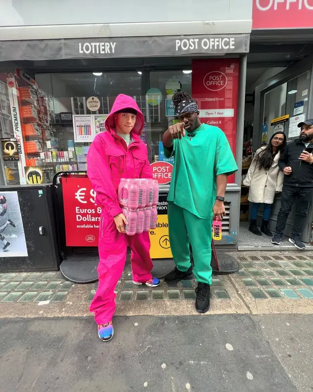 KSI outfit in Fear of God and No Two Ways, 2024