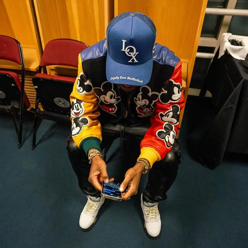Fabolous outfit in Kith, Rta, and Disney, 2024