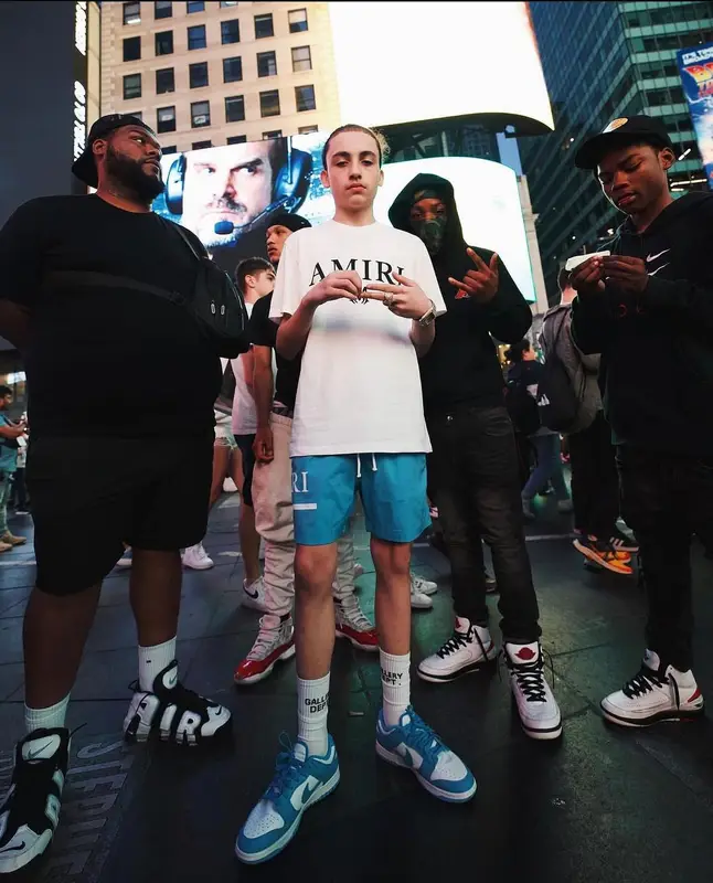 Ndotspinalot outfit in Amiri, Nike, and Gallery Dept., 2023