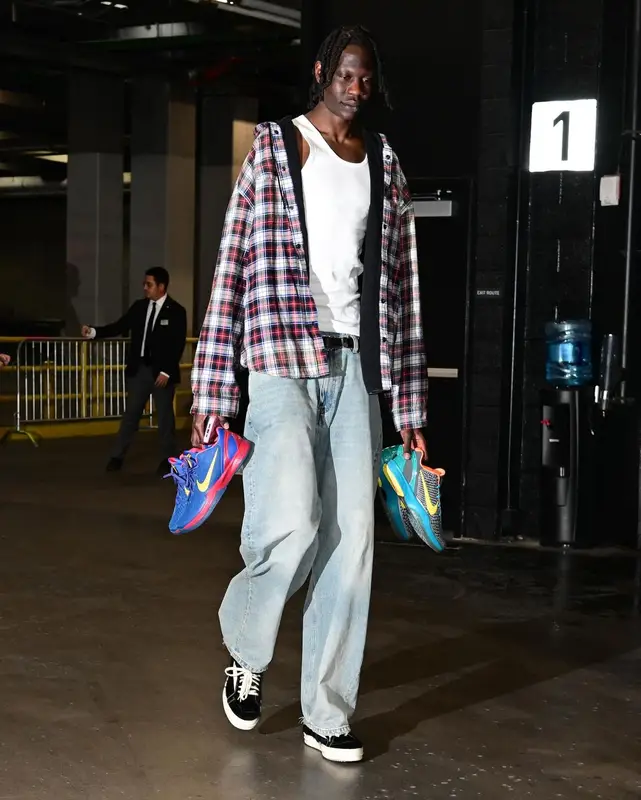 Bol Bol outfit in Balenciaga and Rick Owens, 2024