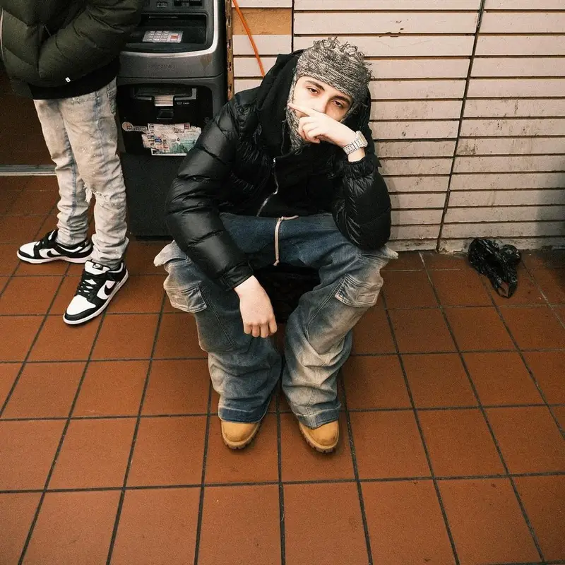 Ndotspinalot outfit in Rick Owens and Timberland, 2024