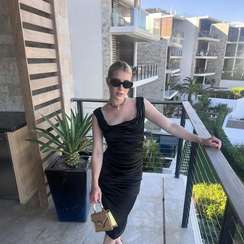 Emma Roberts outfit in Dolce & Gabbana, 2024