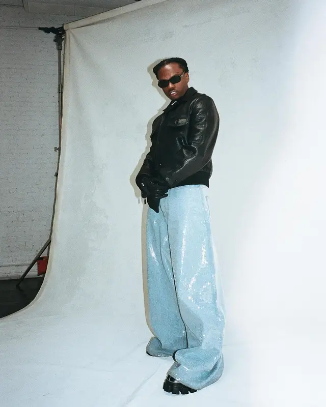 Gunna outfit in Vetements and Prada, 2024