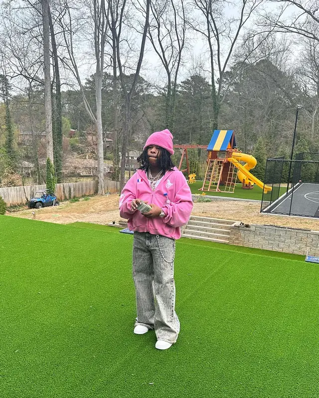 Rylo Rodriguez outfit in Balenciaga, Marni, and Nike, 2024