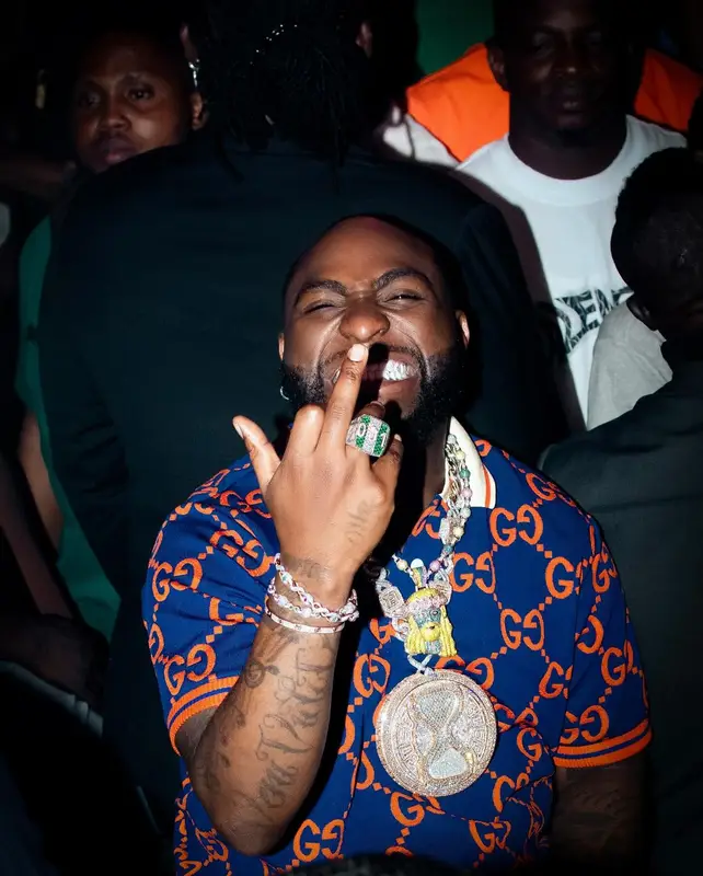Davido outfit in Gucci, Who Decides War, and Rick Owens, 2024