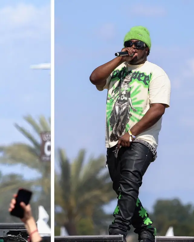 Cash Cobain outfit in Supreme, B.B. Simon, and Balenciaga, 2024