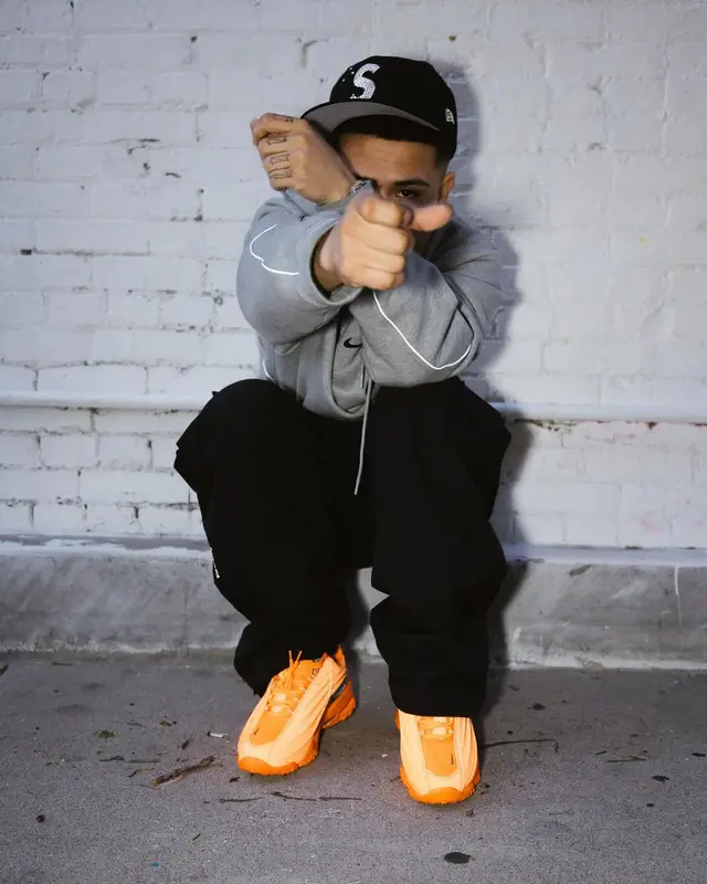 Chino Pacas outfit in Nike, Bryan Sebastian, and Nocta, 2024
