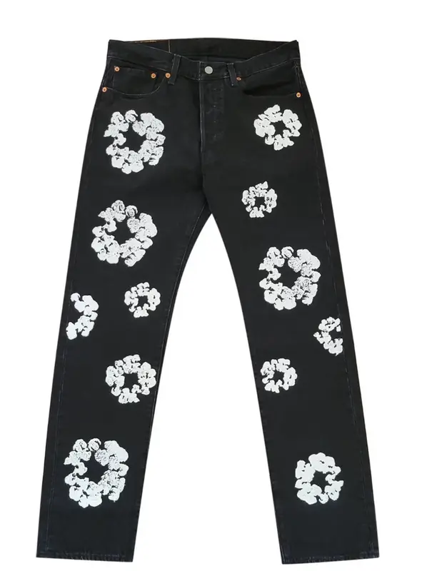 Denim Tears The Cotton Wreath Jean 'Black' $700
