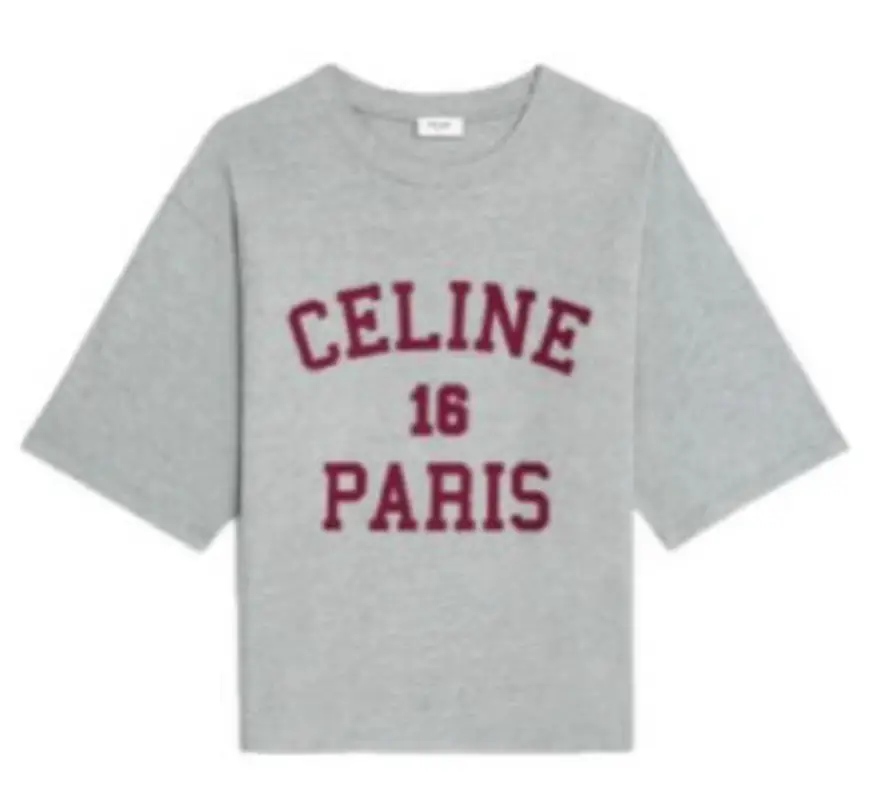 Celine Grey Loose T-Shirt $770