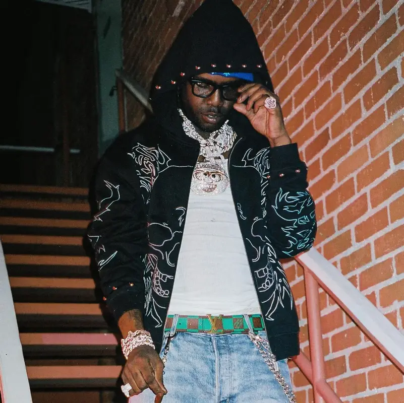 Chief Keef outfit in Revenge , Gallery Dept., and Louis Vuitton, 2024