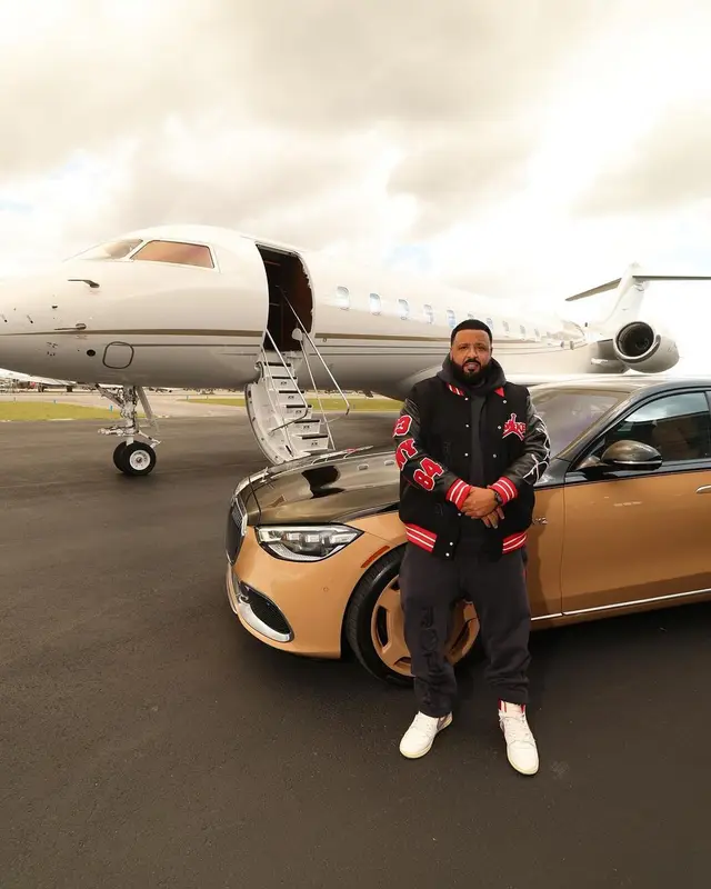 DJ Khaled outfit in Jordan, Louis Vuitton, and Awake NY, 2024