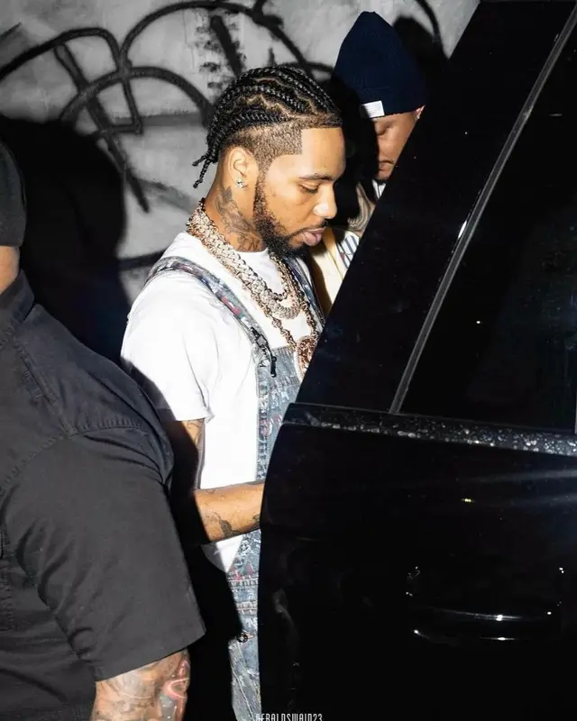 Key Glock outfit in Lanvin, Hanes, and Nike, 2024