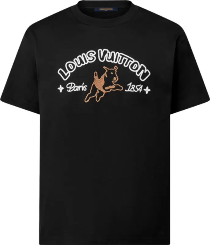 Louis Vuitton Black Dog T-Shirt $965
