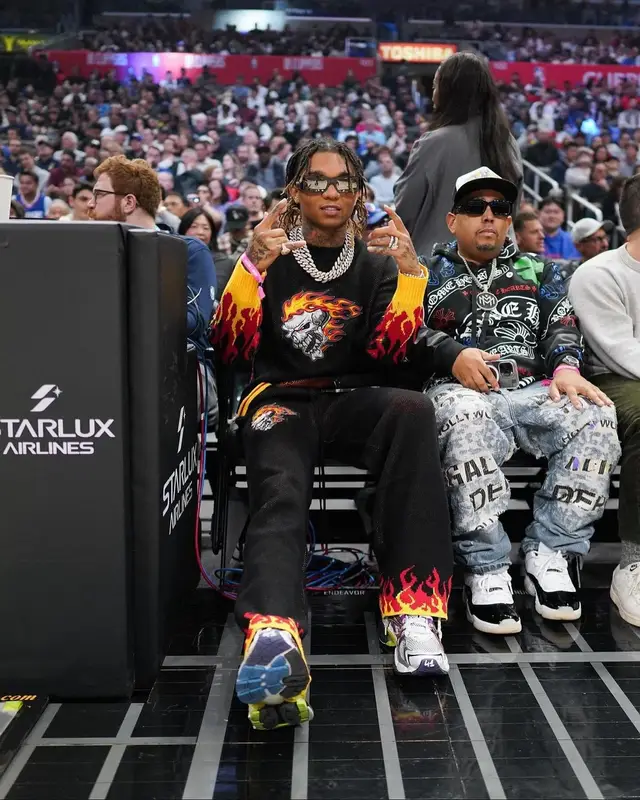 Swae Lee outfit in Prívate $wajjur and Balenciaga, 2024