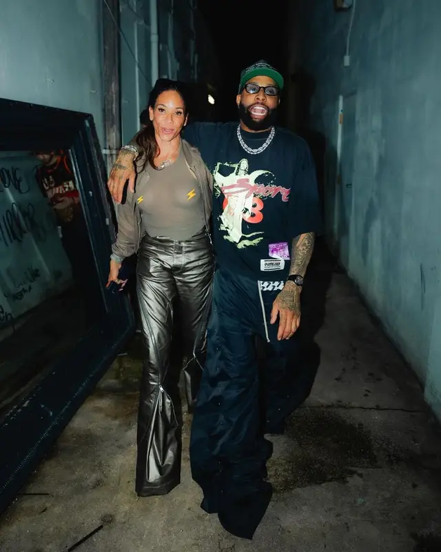 Odell Beckham Jr outfit in RRR-123, Rick Owens, and Chrome Hearts, 2024