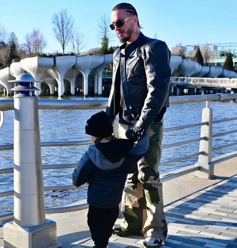 J Balvin outfit in Vetements, Louis Vuitton, and Prada, 2024