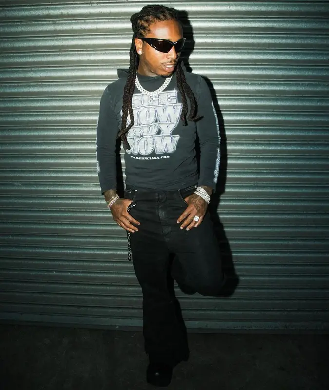 Jacquees outfit in Balenciaga, 2024