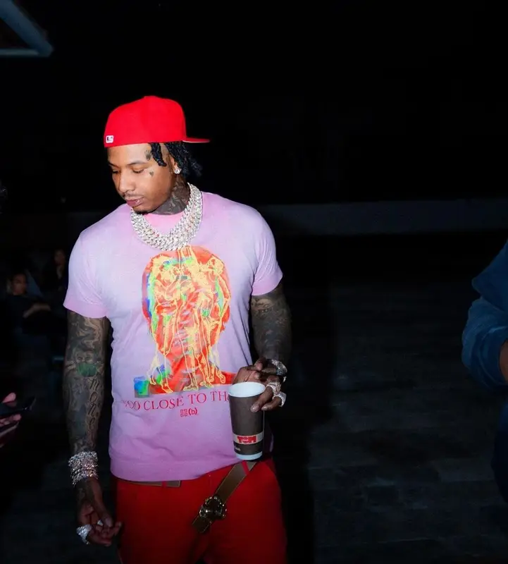 Moneybagg Yo outfit in Givenchy, Gallery Dept., and Bstroy, 2024