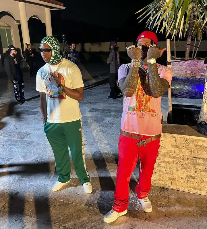 Moneybagg Yo outfit in Givenchy, Gallery Dept., and Bstroy, 2024