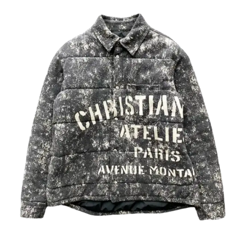 Dior Grey Atelier Trucker Jacket $1815