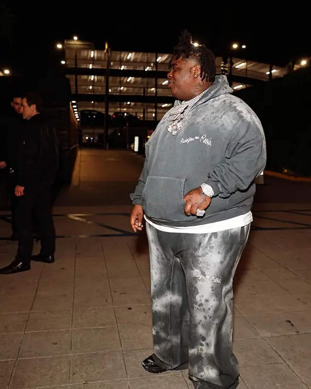 BigXthaPlug outfit in RRR-123 and Balenciaga, 2024