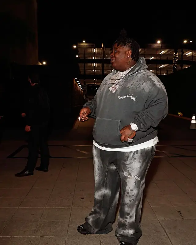 BigXthaPlug outfit in RRR-123 and Balenciaga, 2024