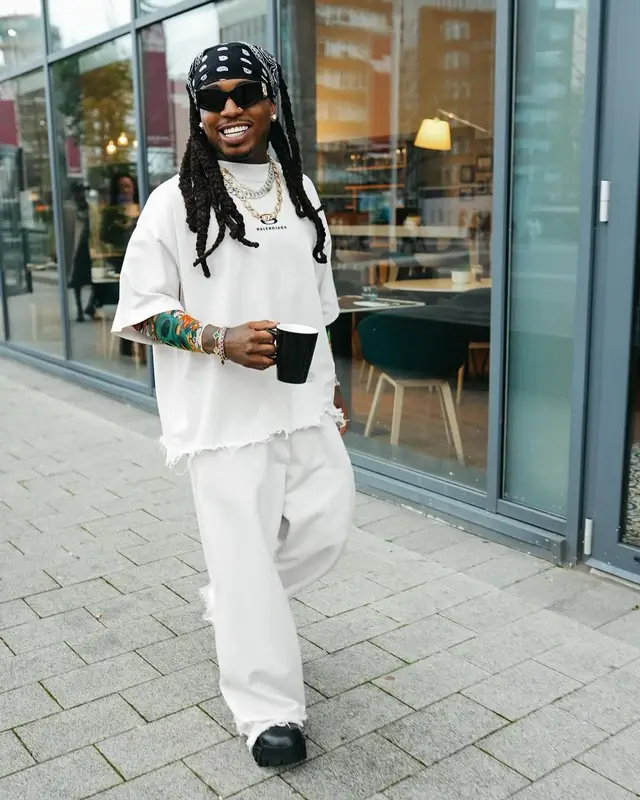 Jacquees outfit in Balenciaga, 2024