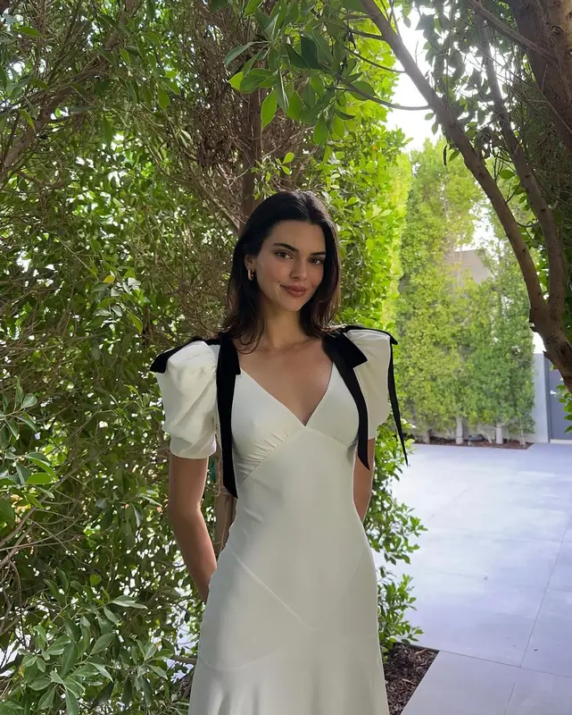 Kendall Jenner outfit in Dmy By Dmy and RODARTE, 2024