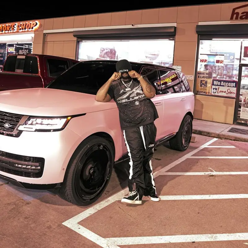 Peezy outfit in Hellstar, Rick Owens, and Celine, 2024