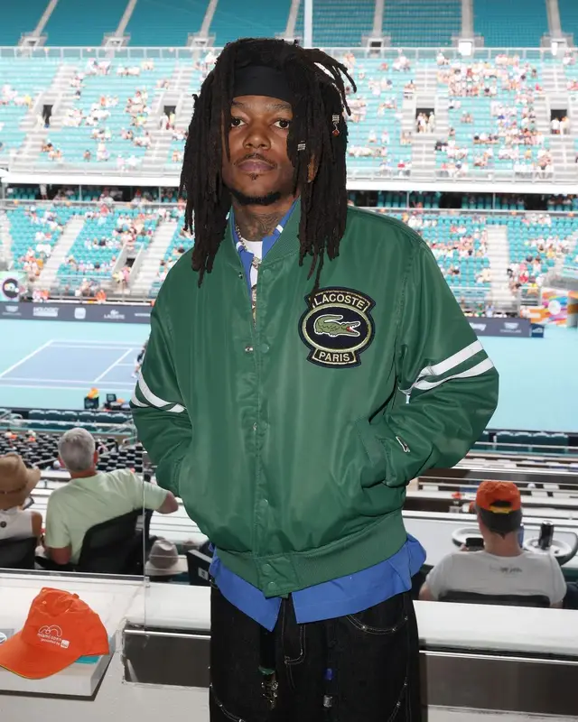 J.I.D outfit in Lacoste and Skeena, 2024