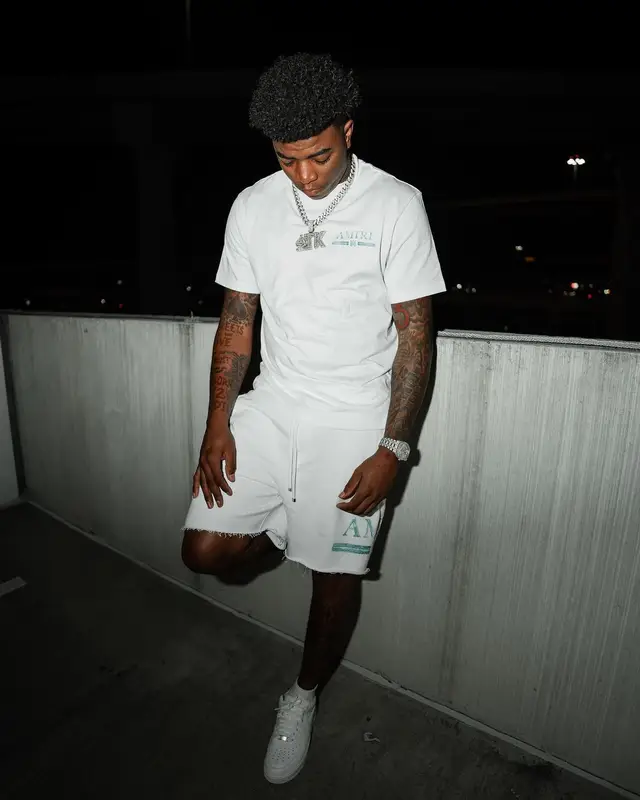 Yungeen Ace outfit in Amiri and Nike, 2024