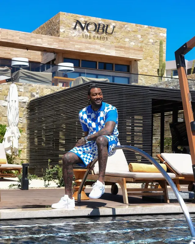 John Wall outfit in Rhude and Nike, 2024