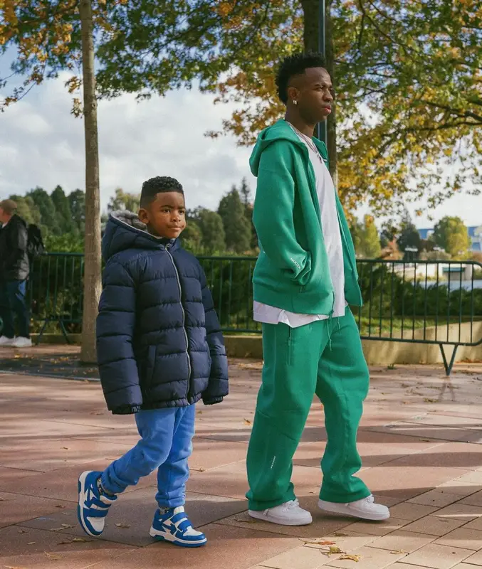 Vinicius Jr outfit in Nike and Nocta, 2024