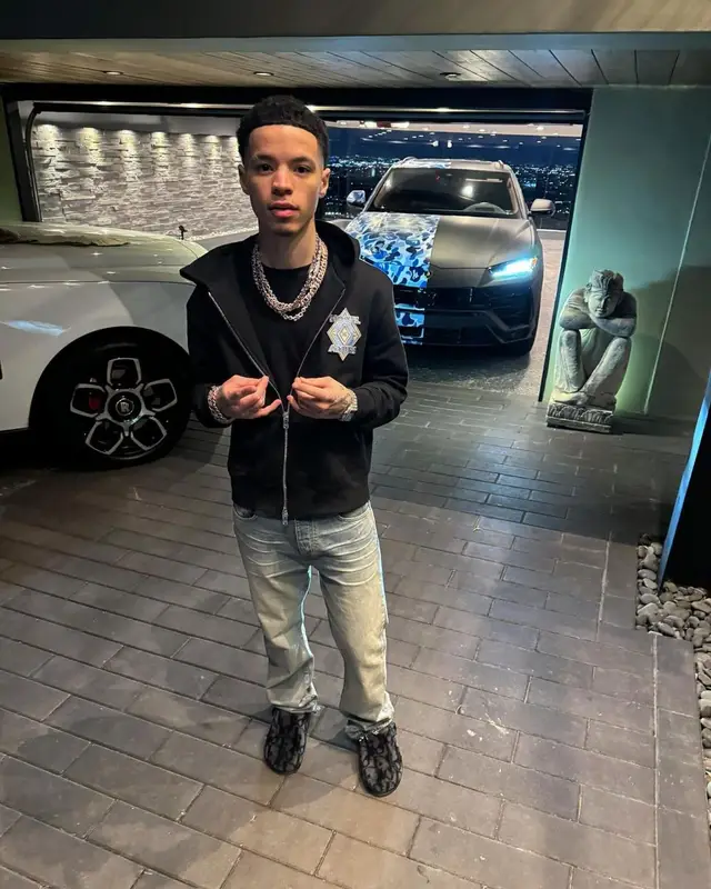 Lil Mosey outfit in Amiri and Dior, 2024