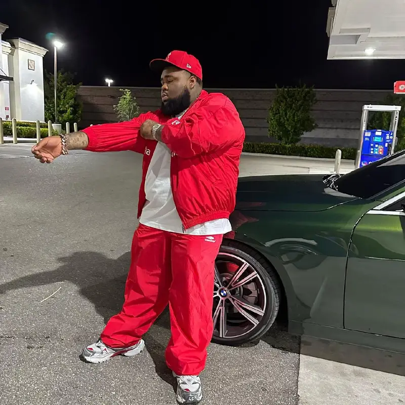 Rod Wave outfit in Vetements, 2024
