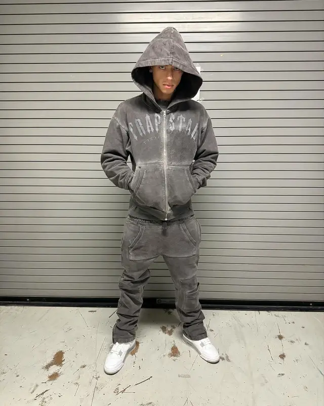 Central Cee outfit in Trapstar and Jordan, 2024
