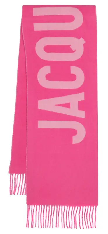 Jacquemus L'echarpe Logo Wool Scarf  $194