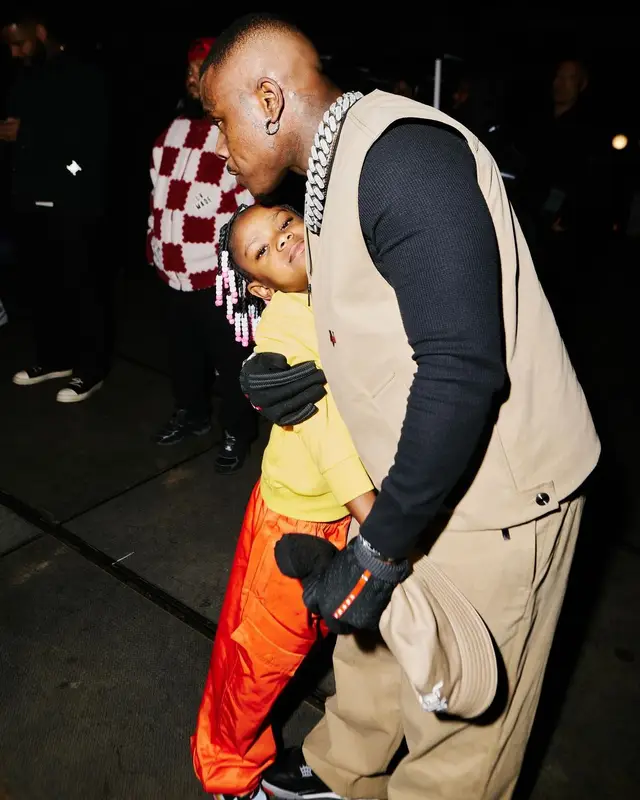 DaBaby outfit in Vayder, Jordan, and Prada, 2024
